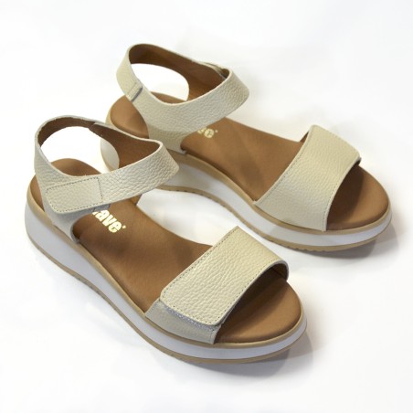 Sandalia para mujer plataforma hielo 