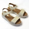 Sandalia para mujer plataforma hielo 