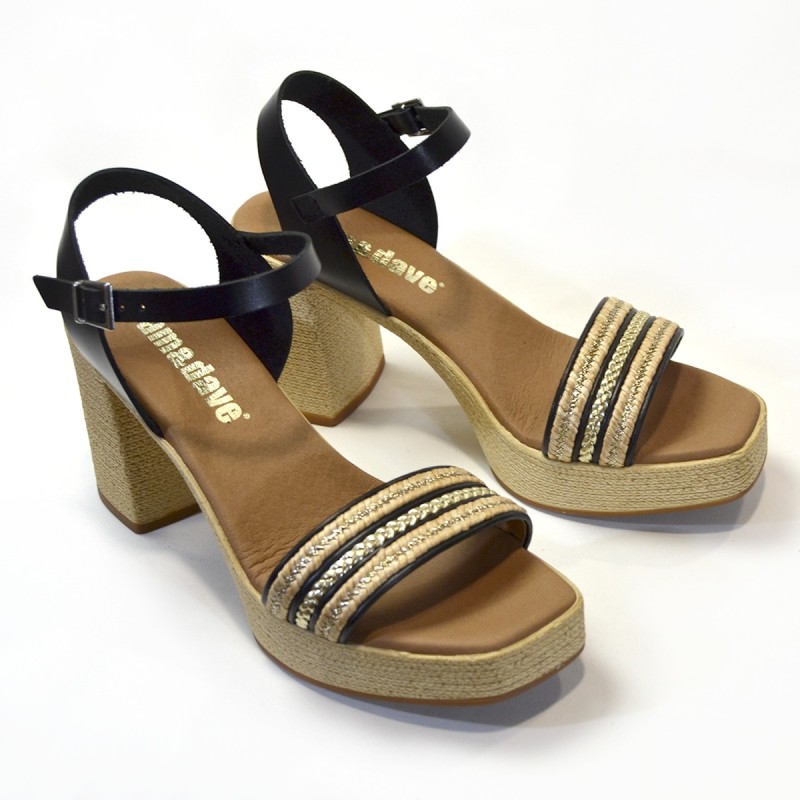 Sandalia para mujer tacón...