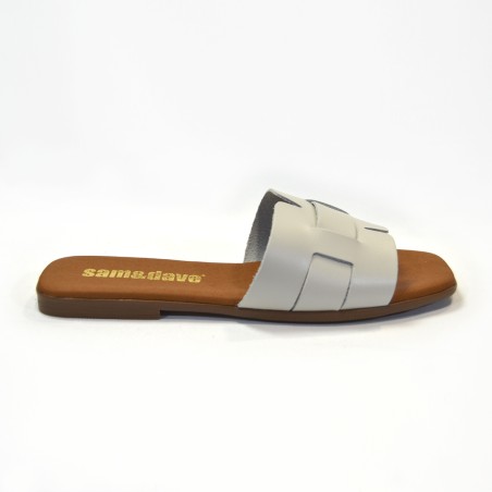 Sandalias plana mujer hielo 