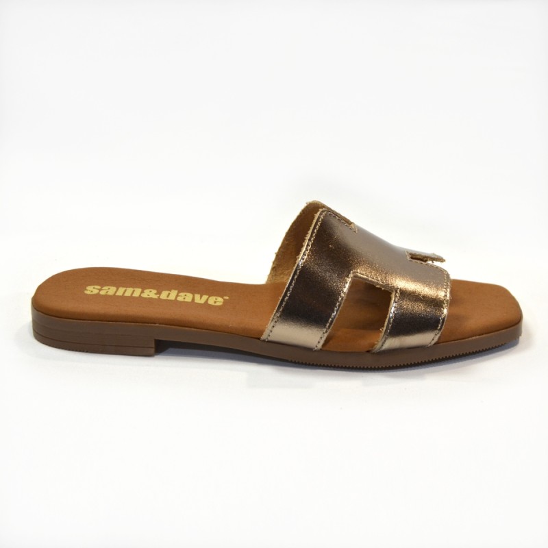 Sandalias plana mujer cava 