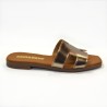 Sandalias plana mujer cava 